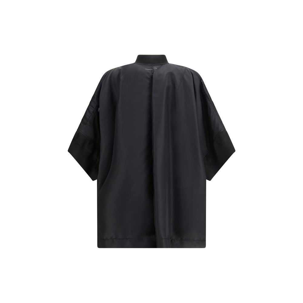 MM6 Black Polyamide Cloacks - ClickThatClicks 