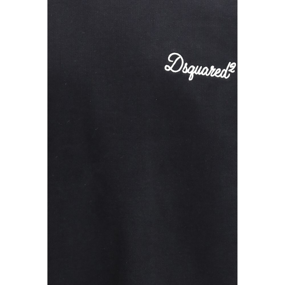 Dsquared² Black Cotton Sweatshirt - ClickThatClicks 