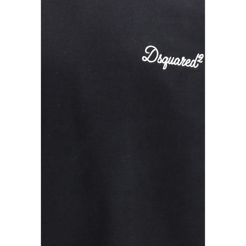 Dsquared² Black Cotton Sweatshirt - ClickThatClicks 
