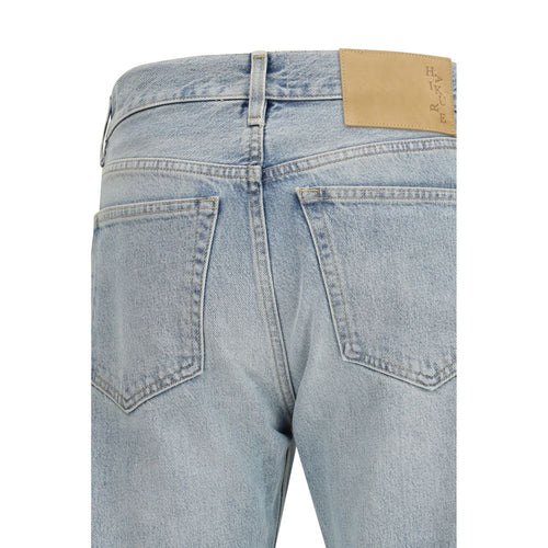 Haikure Blue Cotton Straight-Leg Jeans - ClickThatClicks 