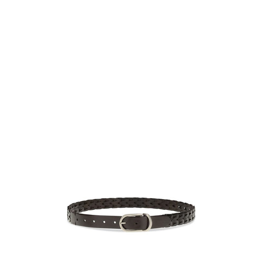 Brunello Cucinelli Black Calf Leather Bos Taurus Belt - ClickThatClicks 