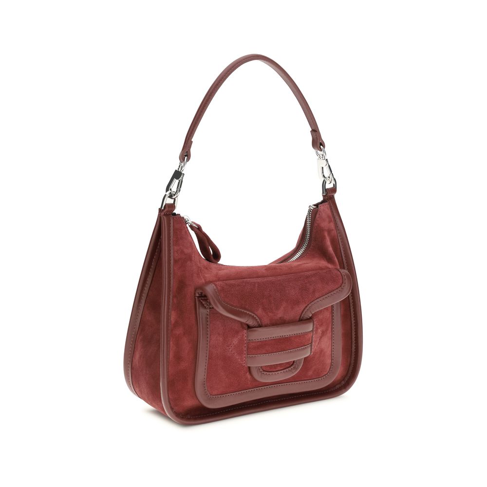Pierre Hardy Bordeaux Calf Leather Bos Taurus Shoulder Bag - ClickThatClicks 