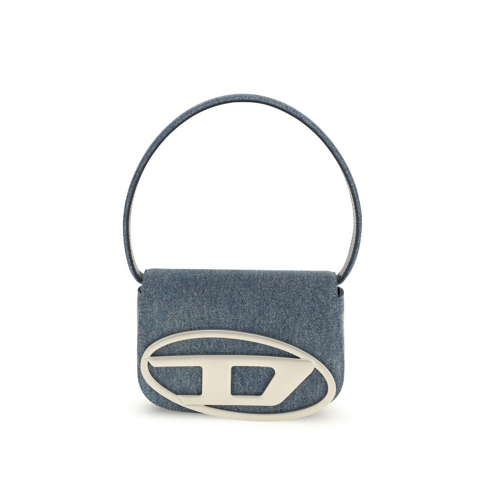 Diesel Blue Cotton Shoulder Bag - ClickThatClicks 