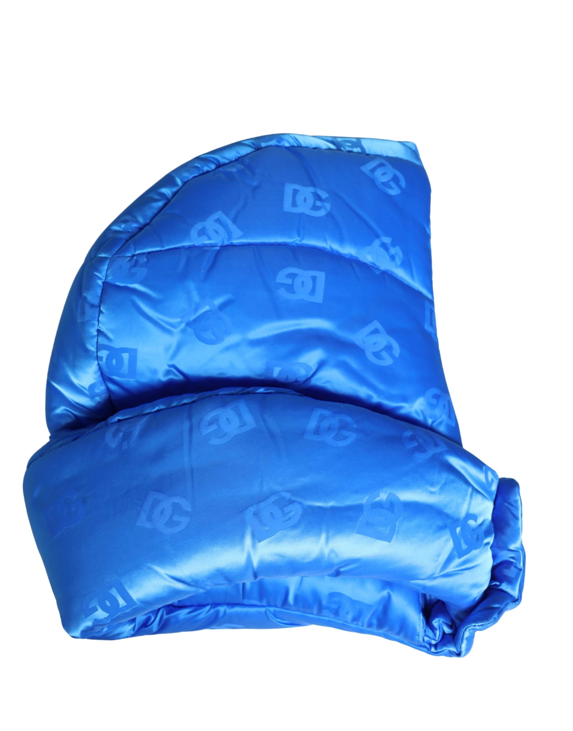 Dolce & Gabbana Men Blue Logo Print Whole Head Wrap Capello Hat - ClickThatClicks 