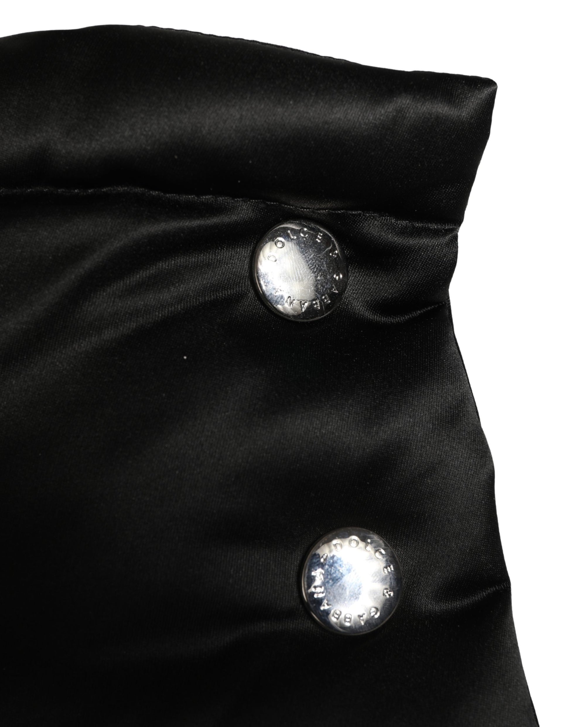 Dolce & Gabbana Black Polyester Whole Head Wrap Capello Hat - ClickThatClicks 