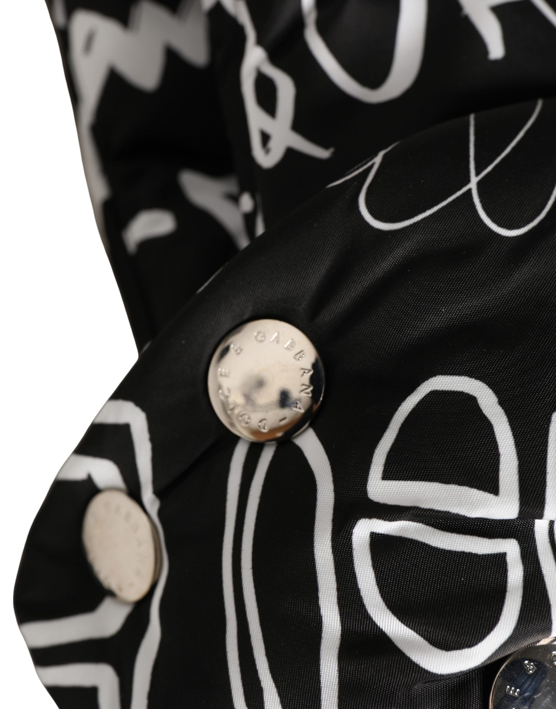 Dolce & Gabbana Black Logo Print Whole Head Wrap Capello Hat - ClickThatClicks 