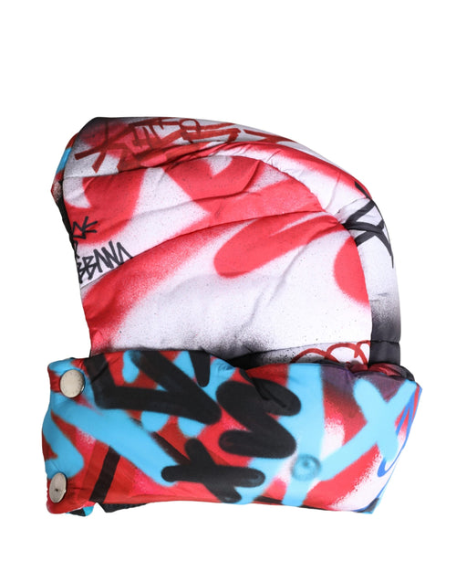 Dolce & Gabbana Multicolor Graffiti Whole Head Wrap Capello Hat - ClickThatClicks 