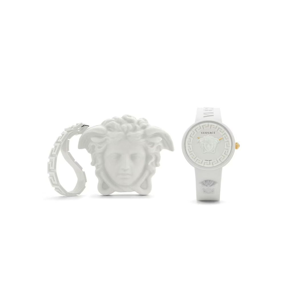 Versace White Synthetic Sport Watch - ClickThatClicks 