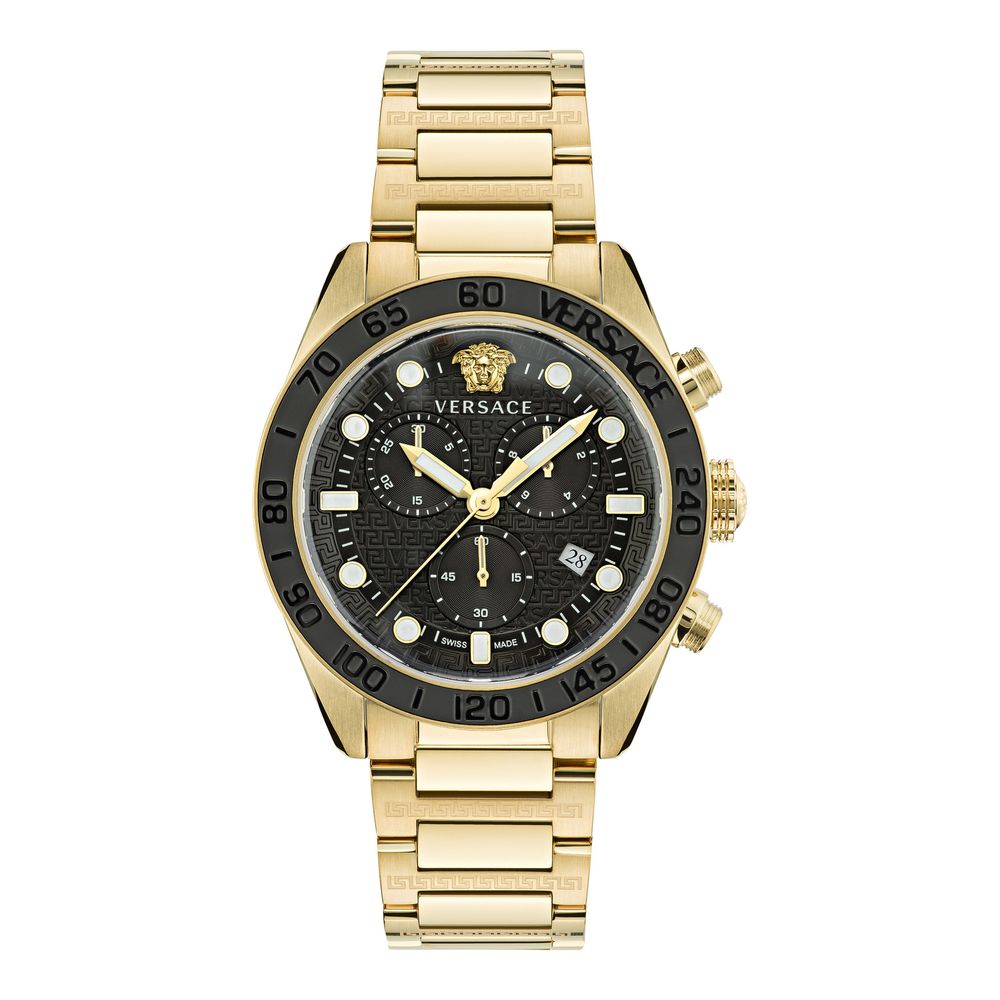 Versace Gold Stainless Steel Dress Watch - ClickThatClicks 