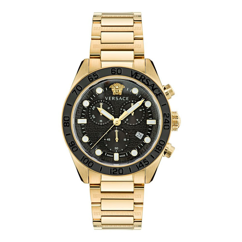 Versace Gold Stainless Steel Dress Watch - ClickThatClicks 