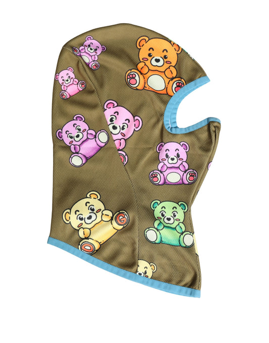 Dolce & Gabbana Men Brown Bears Polyester Ski Mask Balaclava Hat - ClickThatClicks 