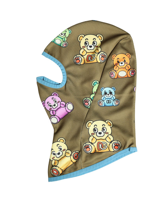 Dolce & Gabbana Men Brown Bears Polyester Ski Mask Balaclava Hat - ClickThatClicks 