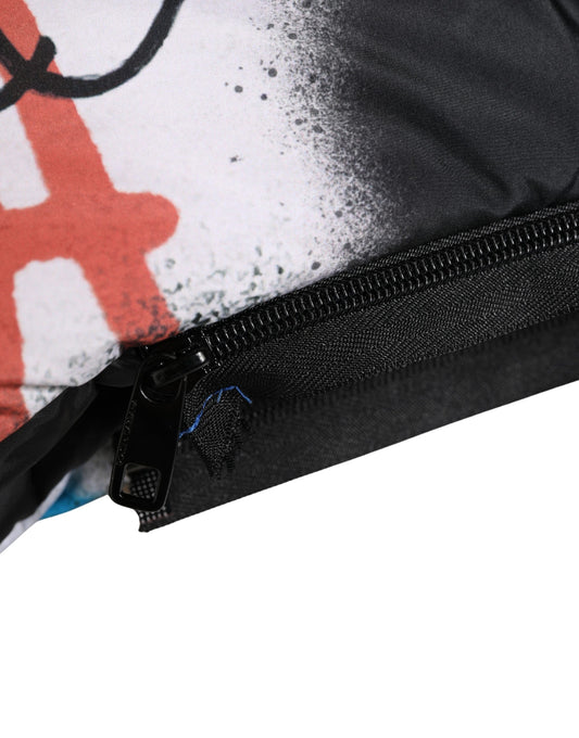 Dolce & Gabbana Multicolor Graffiti Whole Head Wrap Capello Hat - ClickThatClicks 