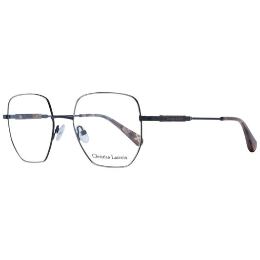 Christian Lacroix Black Stainless Steel Glasses (Frames) - ClickThatClicks 