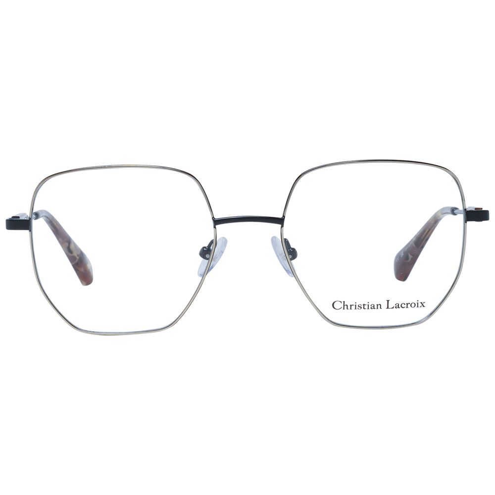 Christian Lacroix Black Stainless Steel Glasses (Frames) - ClickThatClicks 