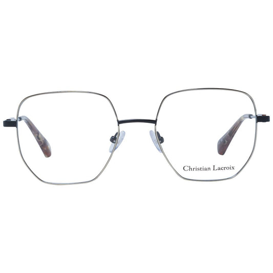 Christian Lacroix Black Stainless Steel Glasses (Frames) - ClickThatClicks 