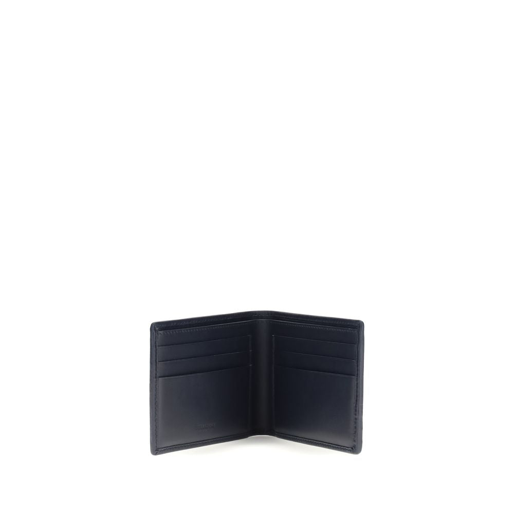 Ferragamo Gray Calf Leather Bos Taurus Wallet - ClickThatClicks 