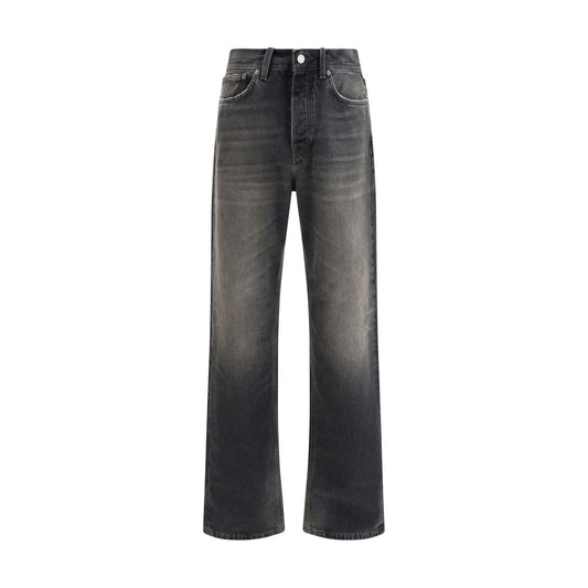 Haikure Black Cotton Relaxed Fit Jeans - ClickThatClicks 