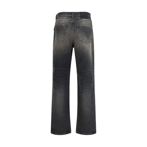 Haikure Black Cotton Relaxed Fit Jeans - ClickThatClicks 