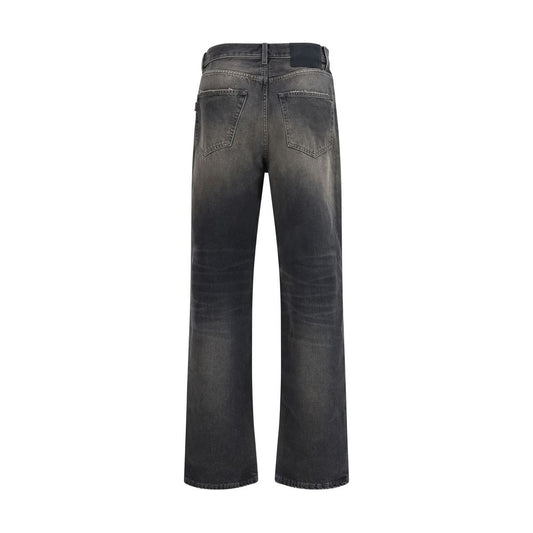 Haikure Black Cotton Relaxed Fit Jeans - ClickThatClicks 
