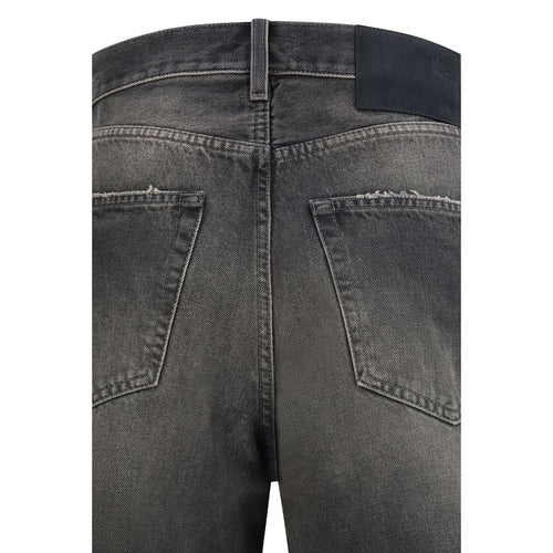Haikure Black Cotton Relaxed Fit Jeans - ClickThatClicks 