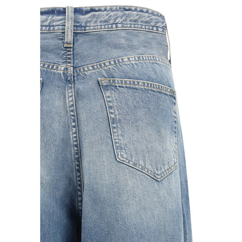 Haikure Blue Cotton Relaxed Fit Jeans - ClickThatClicks 