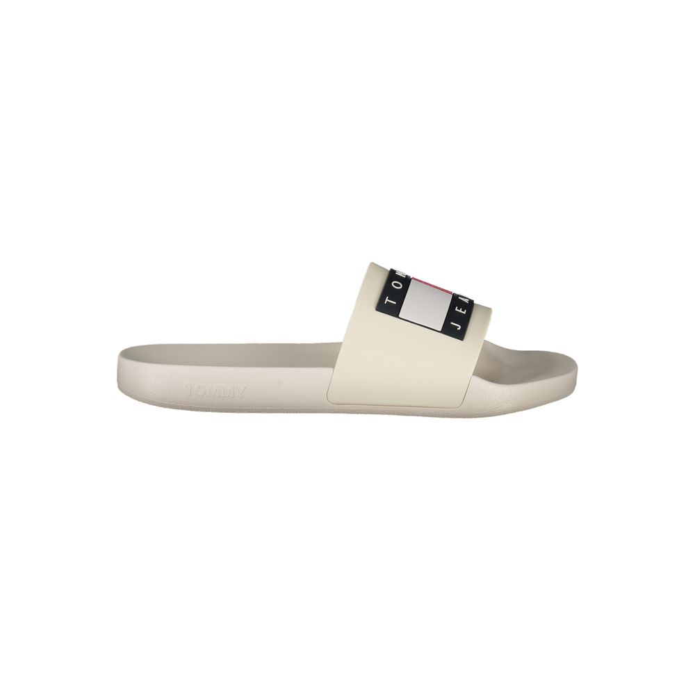 Tommy Hilfiger Beige Polyurethane Men's Slipper - ClickThatClicks 