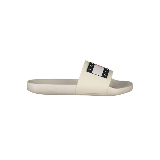 Tommy Hilfiger Beige Polyurethane Men's Slipper - ClickThatClicks 