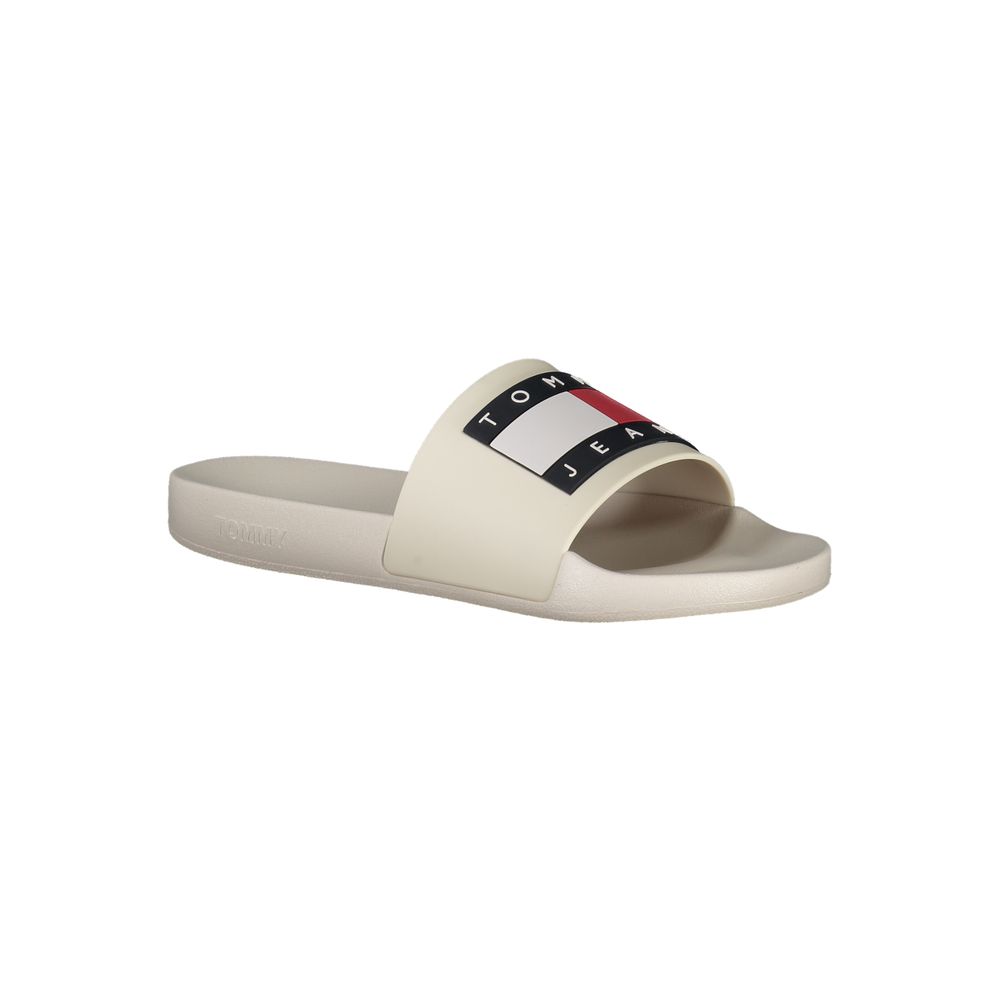Tommy Hilfiger Beige Polyurethane Men's Slipper - ClickThatClicks 