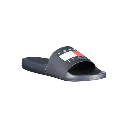 Tommy Hilfiger Blue Polyurethane Men's Slipper - ClickThatClicks 