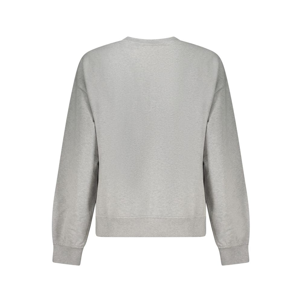 Calvin Klein Grigio Cotton Women Sweatshirt - ClickThatClicks 