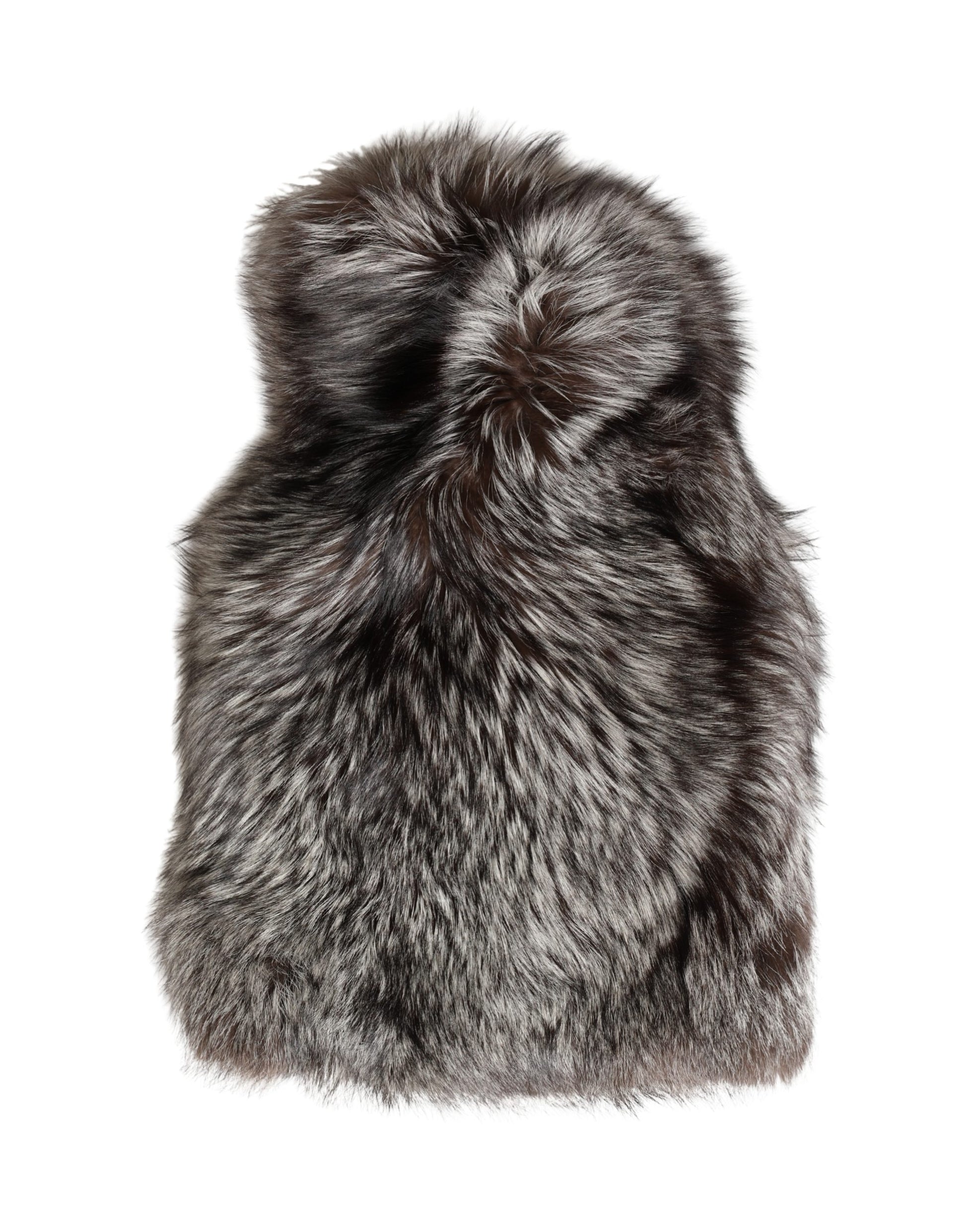 Dolce & Gabbana Brown Faux Fur Whole Head Wrap Capello Hat - ClickThatClicks 