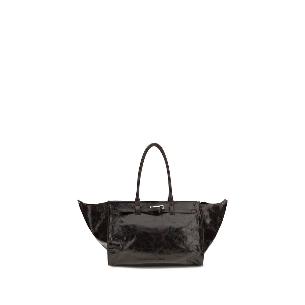 Benedetta Bruzziches Brown Calf Leather Bos Taurus Shoulder Bag - ClickThatClicks 