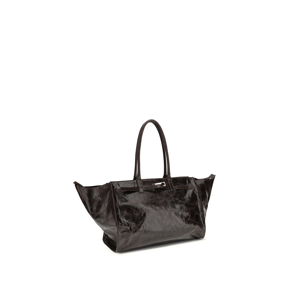 Benedetta Bruzziches Brown Calf Leather Bos Taurus Shoulder Bag - ClickThatClicks 