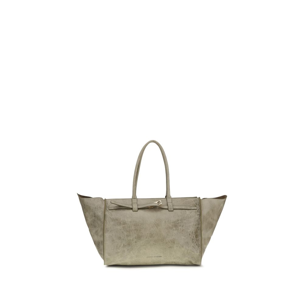 Benedetta Bruzziches Beige Calf Leather Bos Taurus Shoulder Bag - ClickThatClicks 