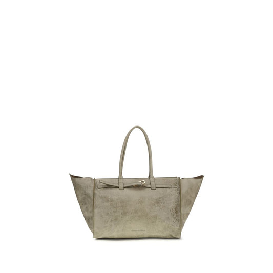 Benedetta Bruzziches Beige Calf Leather Bos Taurus Shoulder Bag - ClickThatClicks 