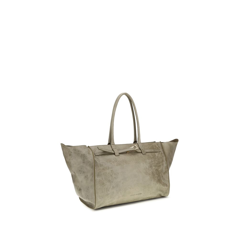 Benedetta Bruzziches Beige Calf Leather Bos Taurus Shoulder Bag - ClickThatClicks 