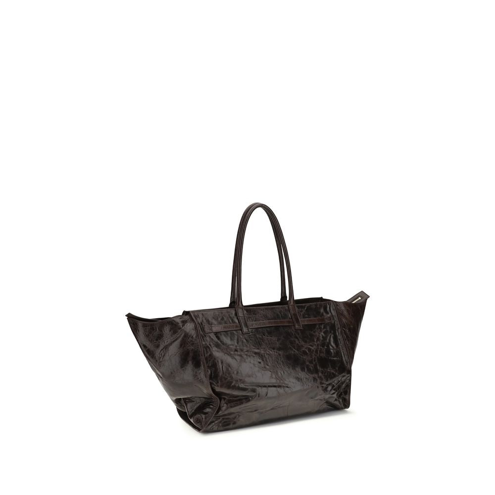 Benedetta Bruzziches Brown Calf Leather Bos Taurus Shoulder Bag - ClickThatClicks 