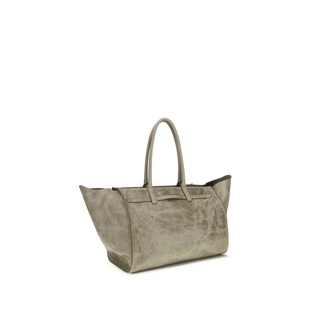 Benedetta Bruzziches Beige Calf Leather Bos Taurus Shoulder Bag - ClickThatClicks 
