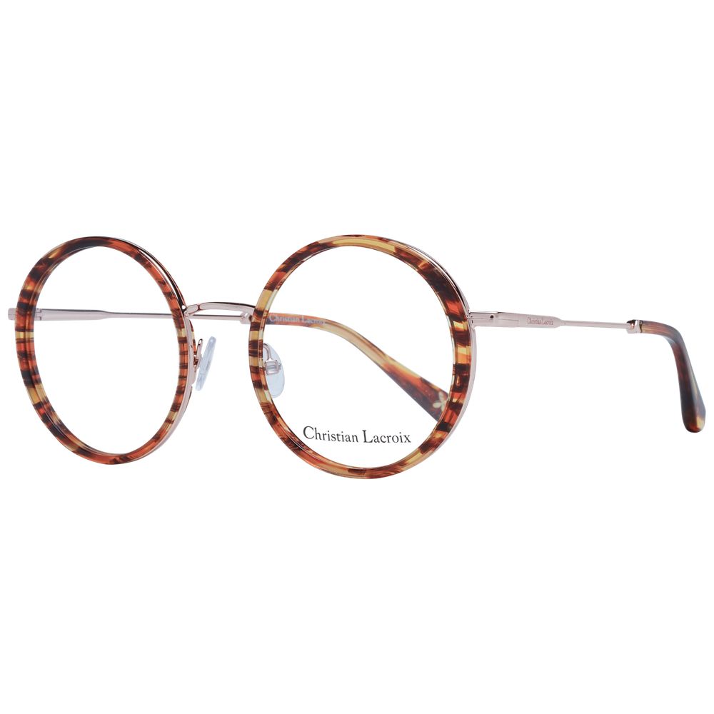 Christian Lacroix Brown Metal Glasses (Frames) - ClickThatClicks 