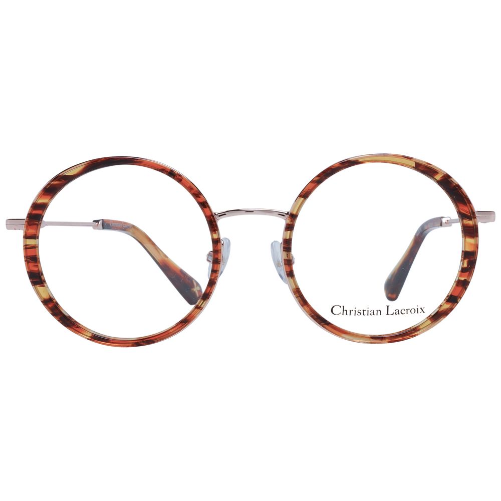 Christian Lacroix Brown Metal Glasses (Frames) - ClickThatClicks 