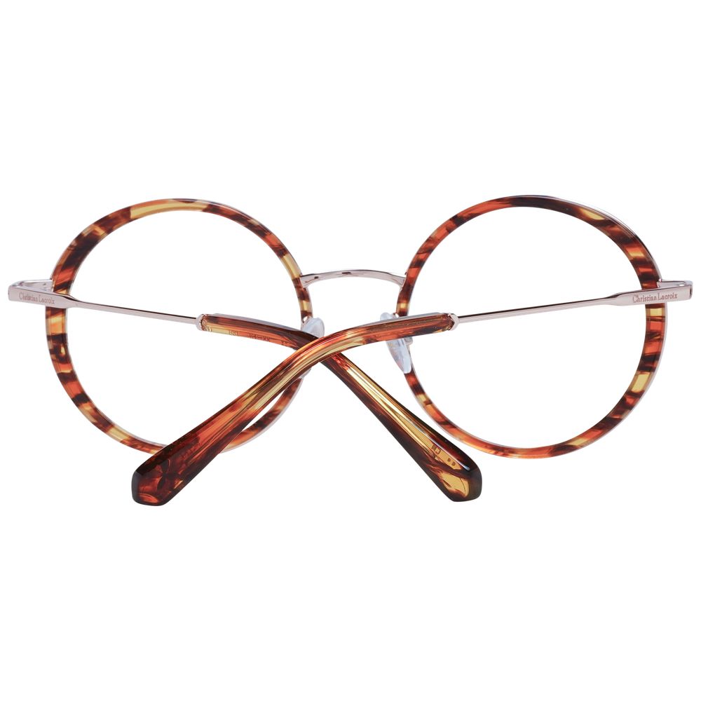 Christian Lacroix Brown Metal Glasses (Frames) - ClickThatClicks 