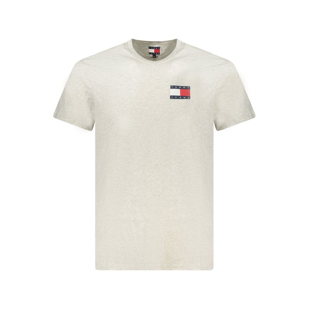 Tommy Hilfiger Grigio Cotton Men T-Shirt - ClickThatClicks 