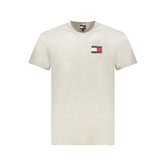 Tommy Hilfiger Grigio Cotton Men T-Shirt - ClickThatClicks 