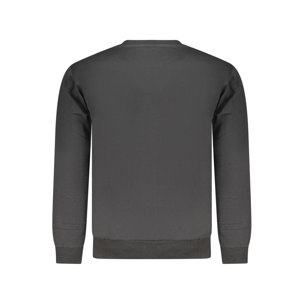 Superga Black Cotton Men's Sweatshirt - ClickThatClicks 