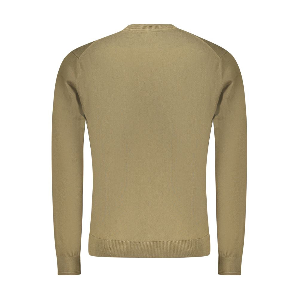 Napapijri Verde Cotton Men's Long-Sleeve Shirt - ClickThatClicks 