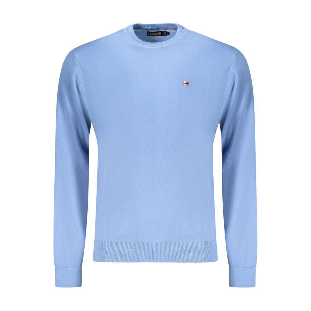 Napapijri Azzurro Cotton Men's T-Shirt - ClickThatClicks 
