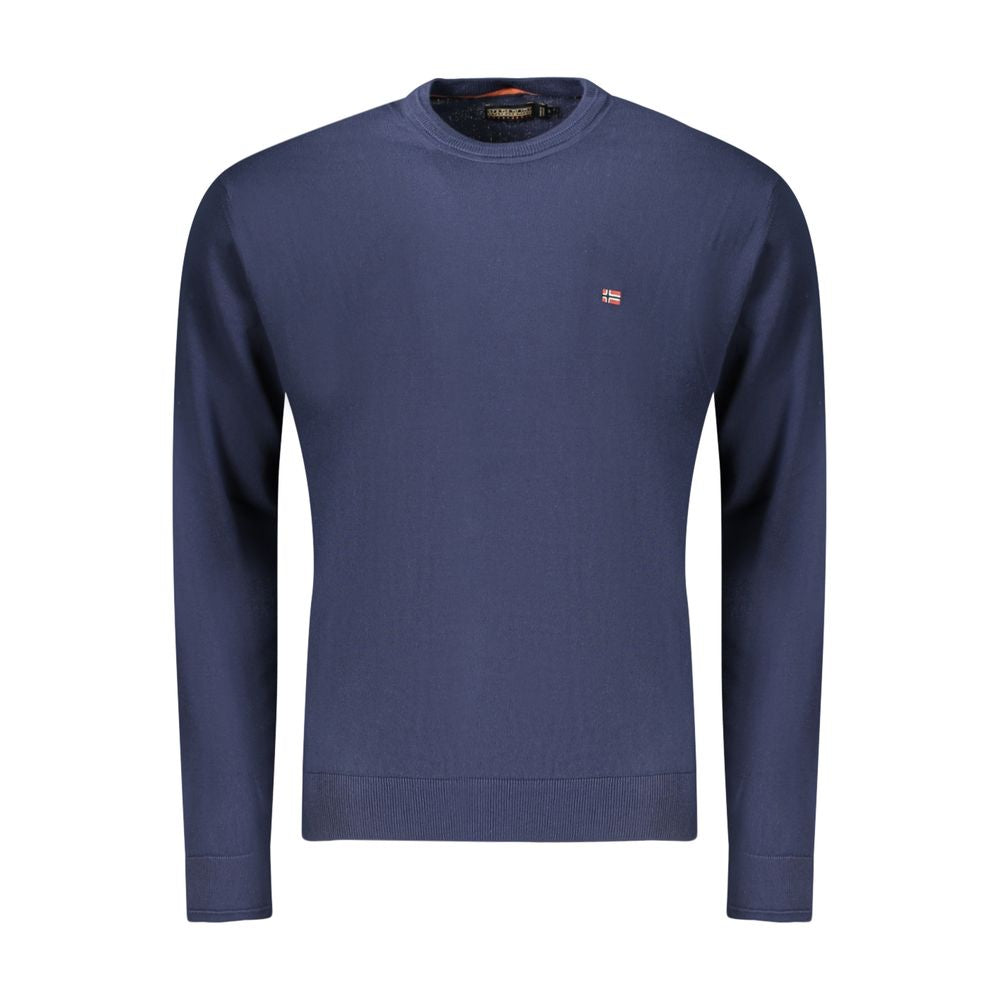 Napapijri Blue Cotton Men's Shirt - ClickThatClicks 