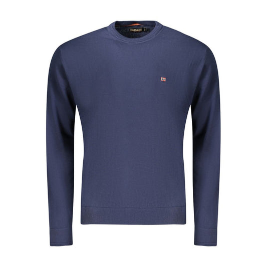 Napapijri Blue Cotton Men's Shirt - ClickThatClicks 