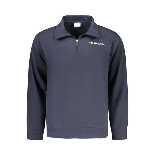Superga Blue Nylon Men's Jacket - ClickThatClicks 